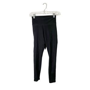 Fabletics Black Crop Athletic Athleisure Activewear Workout Loungewear Leggings